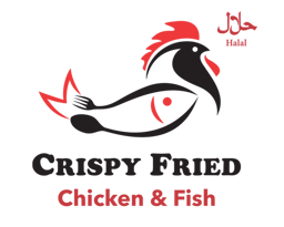 Crispy Fried Chicken & Fish logo.